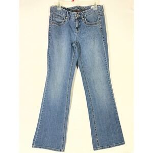 VTG Tommy Hilfiger Jeans Women Sz 8 Bootcut Modern Rise Blue Denim Y2K Classic